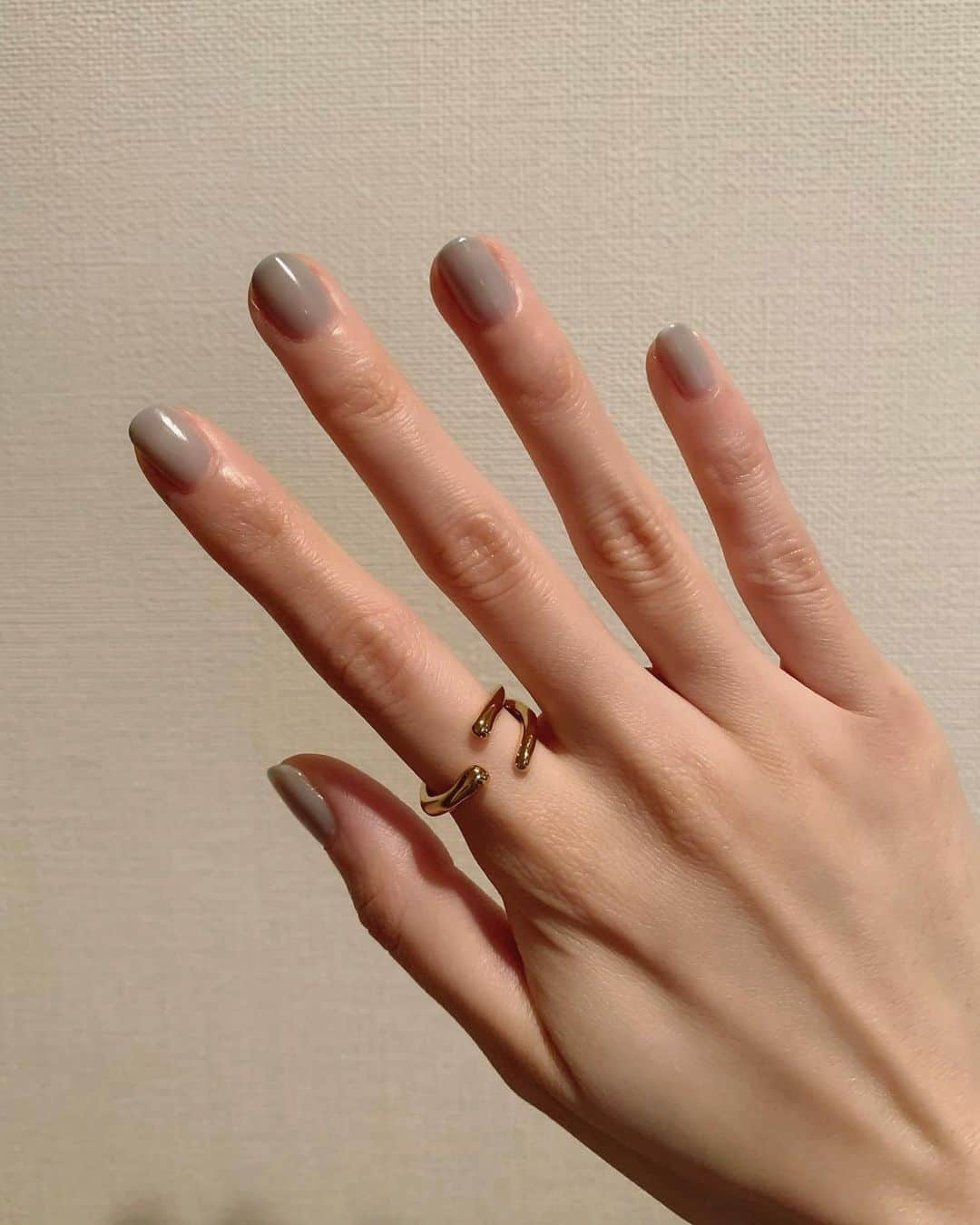 森なな子さんのインスタグラム写真 - (森なな子Instagram)「髪とおんなじ色☻ #nails #マニキュア #グレージュ ？」1月27日 15時23分 - nanako.m1988