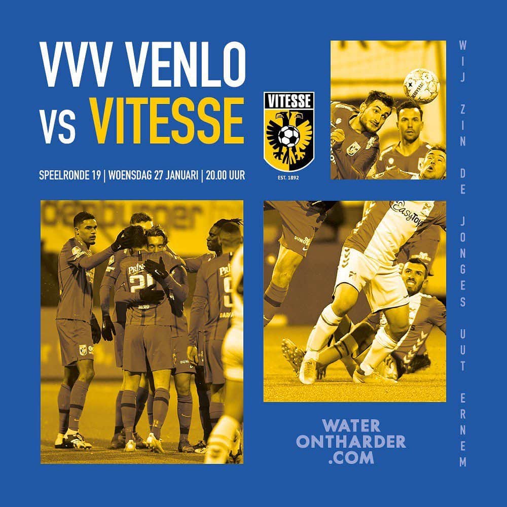 フィテッセさんのインスタグラム写真 - (フィテッセInstagram)「MATCHDAY   Laat ons zien wat jullie kunnen! 🦅  #Vitesse #vvvvit #WijVoorJullieJullieVoorOns」1月27日 16時26分 - mijnvitesse