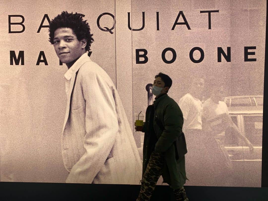 のインスタグラム：「Jean Michel Basquiat  참 용감한 사람이라고 생각했다.」