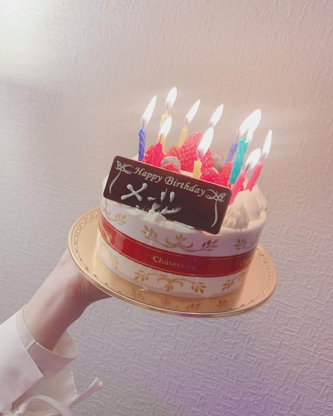 メルのインスタグラム：「happy birthday 我🍰！！」