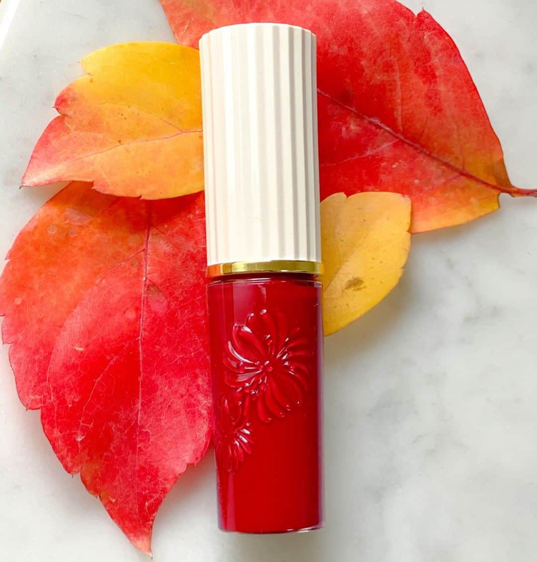 のインスタグラム：「・ A little pick me up for that will go a long way. Liquid Rouge Shines unique formula and applicator beautifully deposit pigment and line the lips for impeccably shaped, juicy looking lips.  Shade 07 is a yummy maple red that’ll boost any complexion.  ■Liquid Rouge Shine 　07『Feuille Rouge』 　＊Fall foliage 〈Available now〉  オンライン越しに映る表情が気になりませんか？ リキッドルージュシャインで "美フォルムリップ”の美人顔に。  ０７は大人の余裕を感じさせる レッドメープル。 お肌をきれいに見せてくれる人気のカラーです♪  ■リキッドルージュ シャイン 　07『フィユ ルージュ』 　＊仏語で紅葉 　2,750円（税込） 〈店頭とオンラインショップで発売中〉 #PaulandJoe #paulandjoebeaute #ポールアンドジョー #rouge #liquidrouge #lipstick #springcollection #spring #springmakeup #beautiful #beauty #instagood #instabeauty #美フォルム  #春メイク #春コスメ #スプリング #リキッドルージュ #リップ #リップメイク #うるおい #美容 #美肌  #コスメ垢 #デパコス #マスクメイク」
