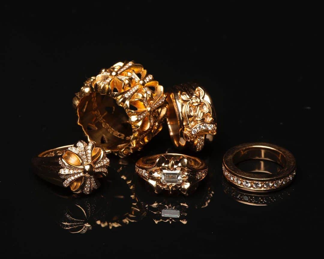クロムハーツのインスタグラム：「+ 22k pave diamond +」