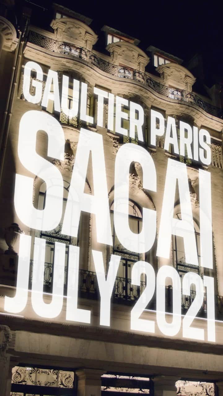 のインスタグラム：「The JeanPaulGaultier x Sacai show is postponed, but good things come to those who wait. Rendez-vous in July for the celebration it deserves. #GaultierParis」