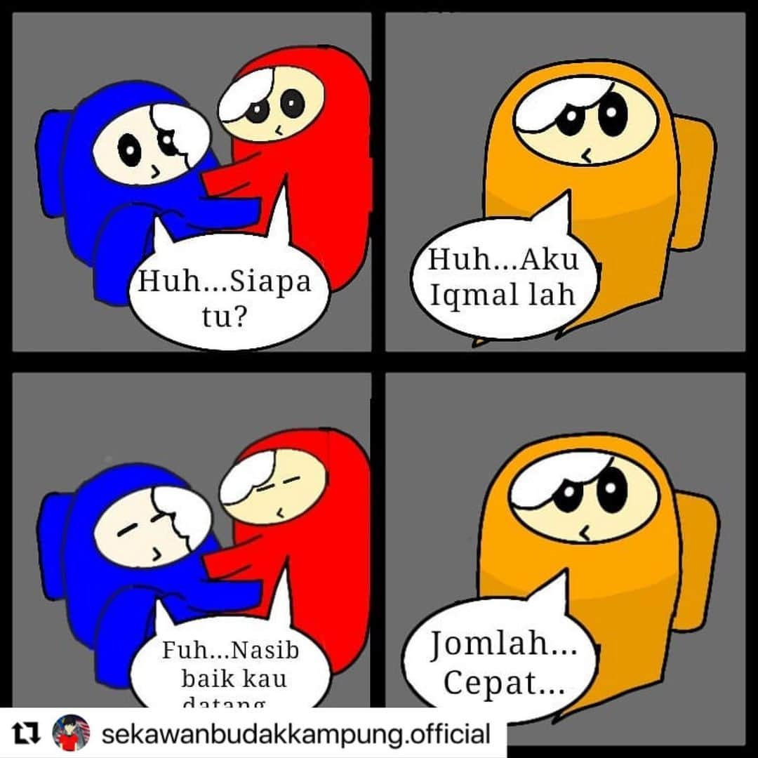 Koleksi Komik Malaysiaさんのインスタグラム写真 - (Koleksi Komik MalaysiaInstagram)「#Repost @sekawanbudakkampung.official with @make_repost ・・・ Komik Bersiri #1:Sekawan Budak Kampung X Among Us.Menghalau Impostor.(Part 2).Abaikan lukisan,lihat jalan cerita dia. #gengkomik #gengkomikdigital #gengkomikmalaysia #genganimasi #komikhebat #komiklawak #komikbersiri #komikmalaysia #komikboboy #komikdakwah #komikamongus #amongusfanart #amongus #amongusmemes #amongusart #amonguscomic #amongusmalaysia #sayahensem #muslim #ibispaintx」1月27日 21時09分 - tokkmungg_exclusive