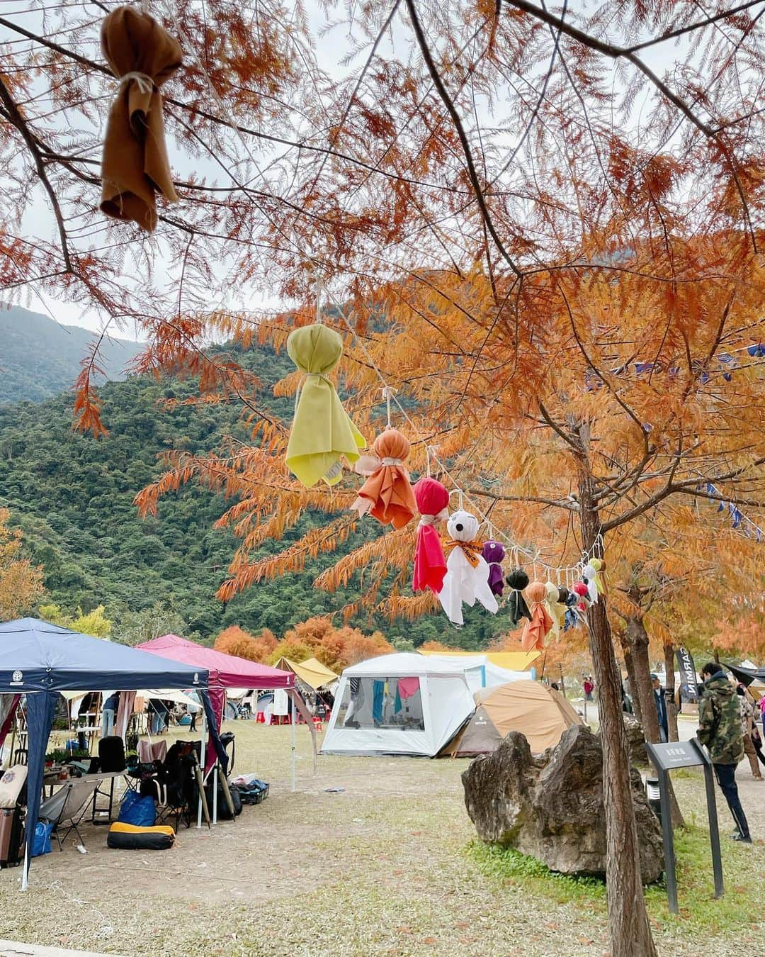 郭圈圈さんのインスタグラム写真 - (郭圈圈Instagram)「為了排版，先發第三天😝(最精彩的第二天當壓軸😆) 第三天起床做早餐後，很愜意的泡茶(紅棗桂圓枸杞茶)、泡咖啡☕️、稍微晃一下營區後，就開始收拾、收帳⛺️ - 準備要離開前還巧遇超可愛的 @junoohknow ♥️ 超幸運😍 真的是太Q了🥰 - 能在這麼美、天氣又這麼好、氣氛又這麼chill、主辦單位 @wilder.crew 又這麼用心、營區洗澡還很舒服的地方露營⛺️真的太幸福！ 重點～跟對的人們♥️🎉上一篇的結尾好像也是這樣🤣反正就是真的開心開心🥳 - (圖中的 #晴天娃娃 真的有用☀️！） . . . .  #lea_outfit @marumaru_lea_official  . . .  #wilderland #島東譯電所 #露營⛺️#wilderland2021 #那山那谷 #那山那谷露營區 #宜蘭 #露營 #camping #camping⛺️ #20210115 #bfftrip#宜蘭南澳 #宜蘭旅遊 #宜蘭露營 #yogibo #yogiboのある生活 #yogibotaiwan #山文化野遊盛典 #wilderevent #有你自然不同 #山海遊人大會師 #體驗戶外下一步」1月27日 21時10分 - helloiamlea