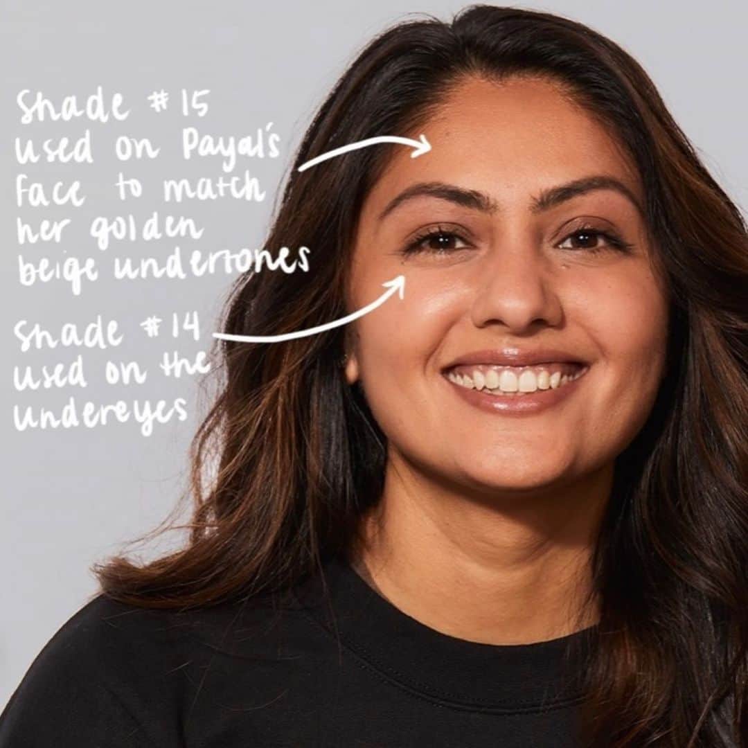 ボビー・ブラウンのインスタグラム：「This is my beautiful future daughter in law @payalpateldpt @adaptphysicaltherapy who looks her most beautiful when she wakes up and not wearing a stitch of makeup and hair flowing or in a messy bun. I was psyched to use the @jonesroadbeauty face pencils on her because she could touch up a few spots and throw on a balm and a mascara and it was the same but better. There are so many ways to wear the pencils. #thinklikeamakeupartist and explore.」