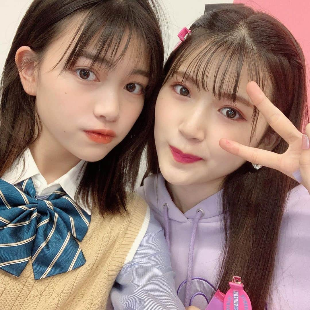 広瀬まのか︎さんのインスタグラム写真 - (広瀬まのか︎Instagram)「ゴンちゃんゴンちゃん、💗  #小林花南 #広瀬まのか #nicola #ニコラ #ニコモ」1月27日 21時28分 - manoka_hirose