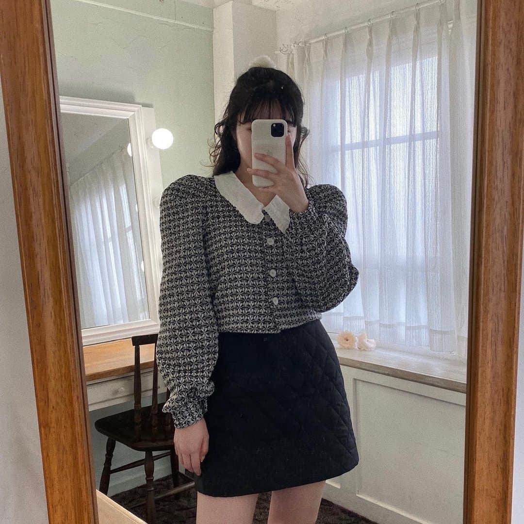 河﨑莉奈のインスタグラム：「맘에 드는 베링코디🤍🖤  @berin__official」