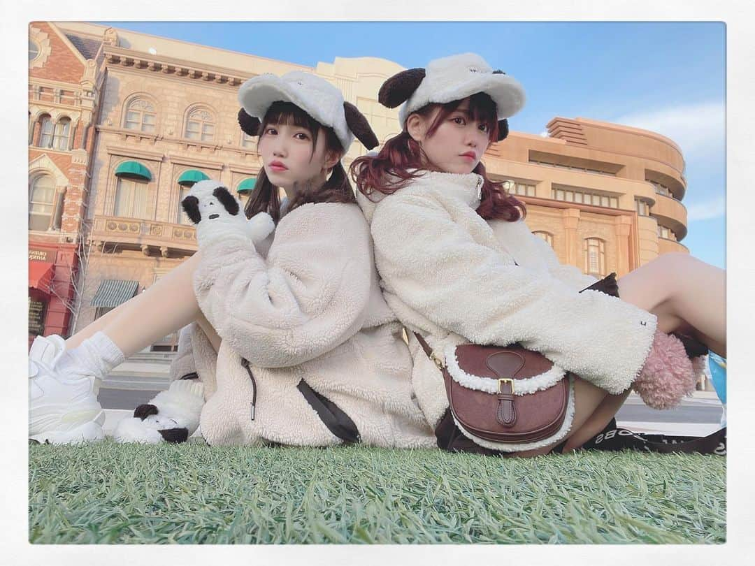 青葉ひなりさんのインスタグラム写真 - (青葉ひなりInstagram)「いとこちゃんずです🐩  #USJ #ユニバコーデ #スヌーピーコーデ #いとこちゃんず #従姉妹」1月27日 22時23分 - hinari_festive