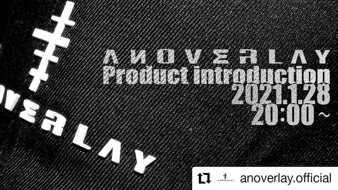 晁直 のインスタグラム：「です！長かったなぁ笑 @anoverlay.official • • • • • • 明日28日20時より第1弾紹介、その後販売開始です。こちらのアドレスで配信⬇  https://youtu.be/8P9fqggBZx4」
