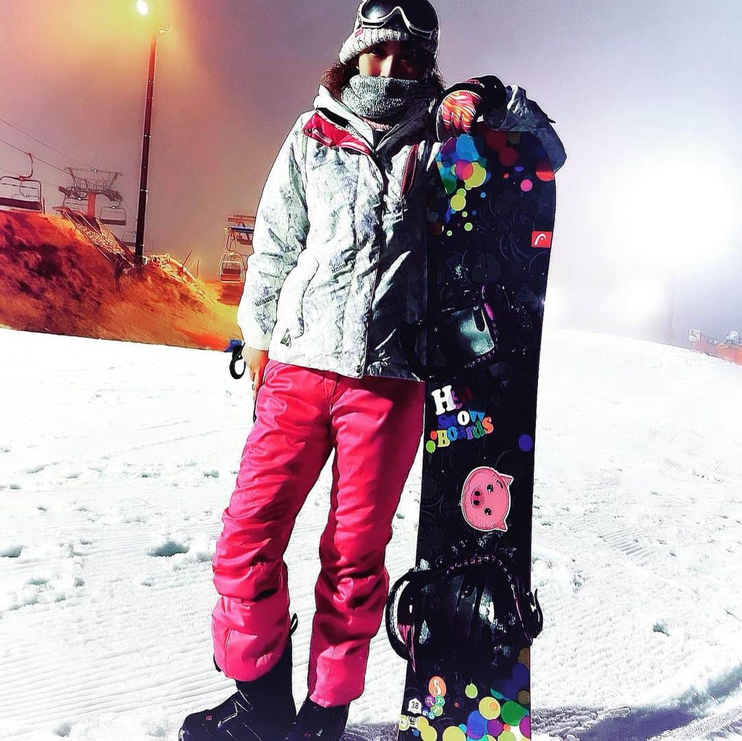 若月まりあ（若月瑪麗亞）のインスタグラム：「🏂❄❤」