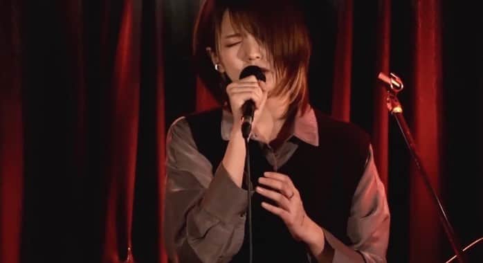 原あやののインスタグラム：「下北沢ラグーナありがとございました！めでたい人たちに囲まれてめでたくなっちゃった☺︎  #20210127 #シンガーソングライター #ライブ #スクショなんでブレぃ」
