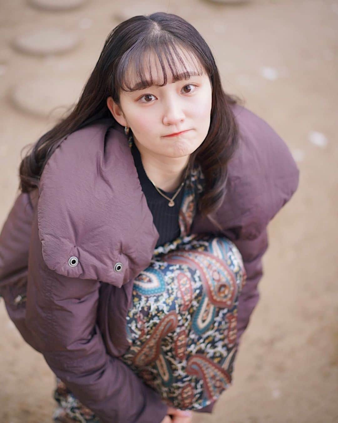 加藤早和子のインスタグラム：「❤︎ おまんじゅう顔が際立ってます🥸  . . #時差投稿 #時差 #青山学院大学 #女子大学生 #一眼レフ #ポートレート#ポトレ #被写体 #いいね返し #portrait #as_archive #portraitphotography #as_picture #portrait_mood」