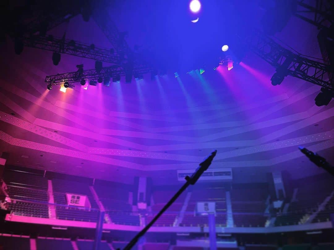 坂東慧のインスタグラム：「Little Glee Monster Arena Tour 2021 “Dearest” 初日終了！とても幸せでした🥁明日も楽しみ！ #littlegleemonster #リトグリ」
