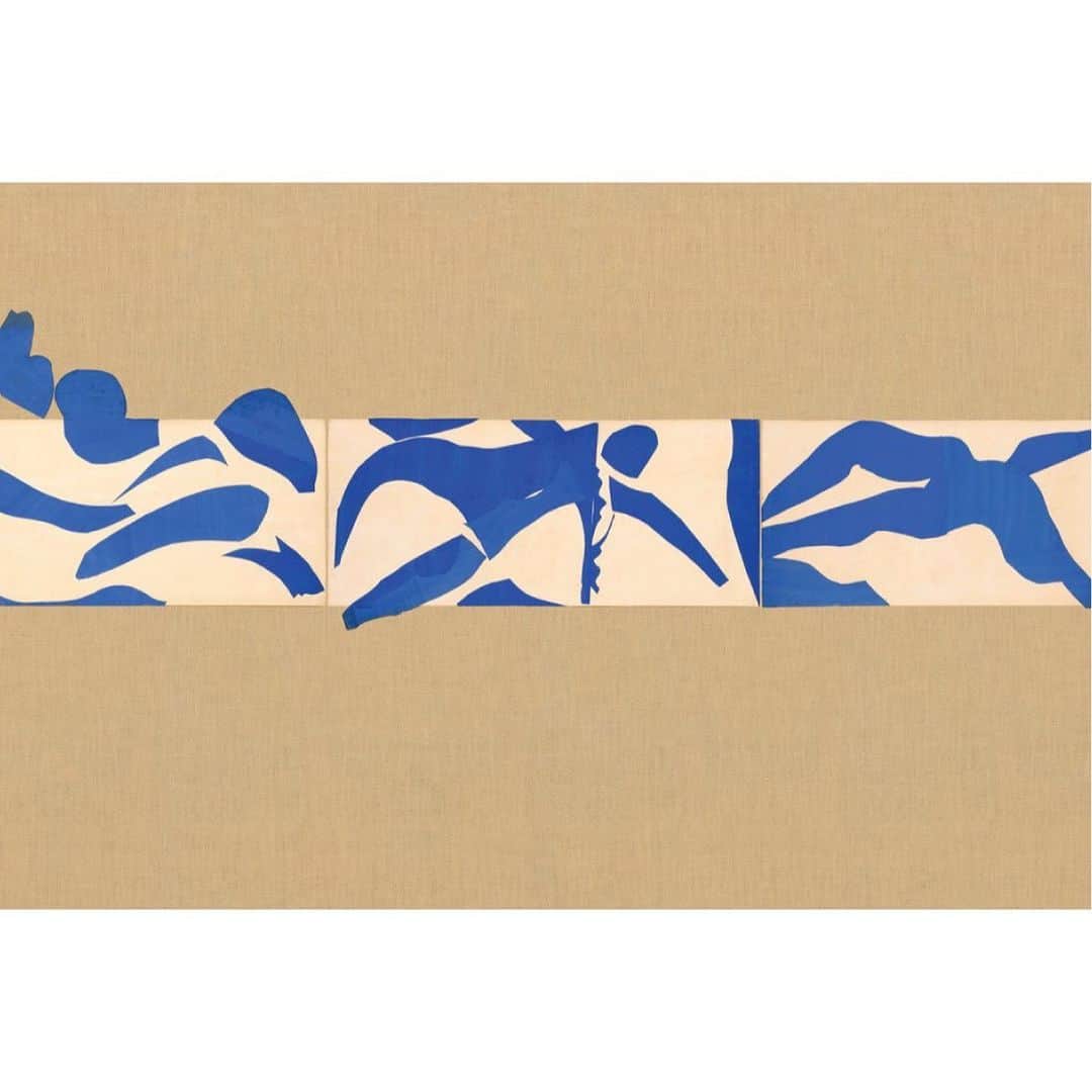 アダムのインスタグラム：「The Swimming Pool. Henri Matisse, 1952.」