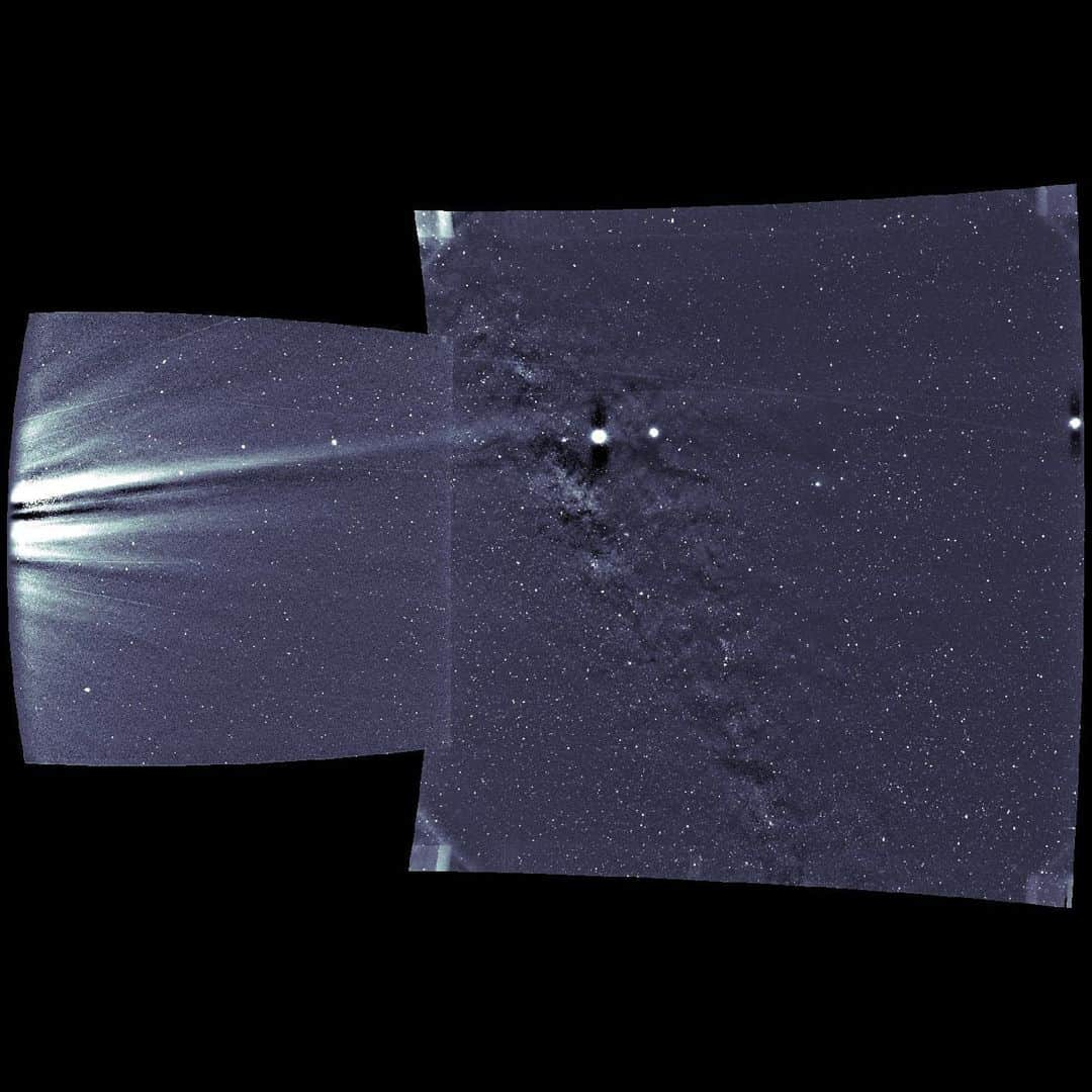 NASAさんのインスタグラム写真 - (NASAInstagram)「Hope you were smiling! A trio of Sun-studying missions took images of Earth and some of our solar system neighbors from different vantage points last year.   These three missions carry instruments to study the Sun and its influence on space, including cameras that look out the sides of the spacecraft to study the Sun’s outer atmosphere, the solar wind, and the dust in the inner solar system. It’s these instruments that, at various points in 2020, saw several planets pass through their fields of view.  The first videos show Venus, Earth, and Mars as seen by @europeanspaceagency & @NASA’s Solar Orbiter on Nov. 18, 2020.   The second images are from Parker Solar Probe, which saw six of our solar system’s planets as it flew by the Sun on June 7, 2020.   Finally, the STEREO spacecraft saw the same scene from a different perspective on June 7, 2020.   ☀️🪐 Learn more at the link in our bio.   Solar Orbiter image credits: ESA/NASA/NRL/Solar Orbiter/SolOHI  Parker Solar Probe image credits: NASA/Johns Hopkins APL/Naval Research Laboratory/Guillermo Stenborg and Brendan Gallagher  STEREO image credits: NASA/STEREO/HI  #nasa #space #science #sun #planets」1月28日 0時05分 - nasagoddard