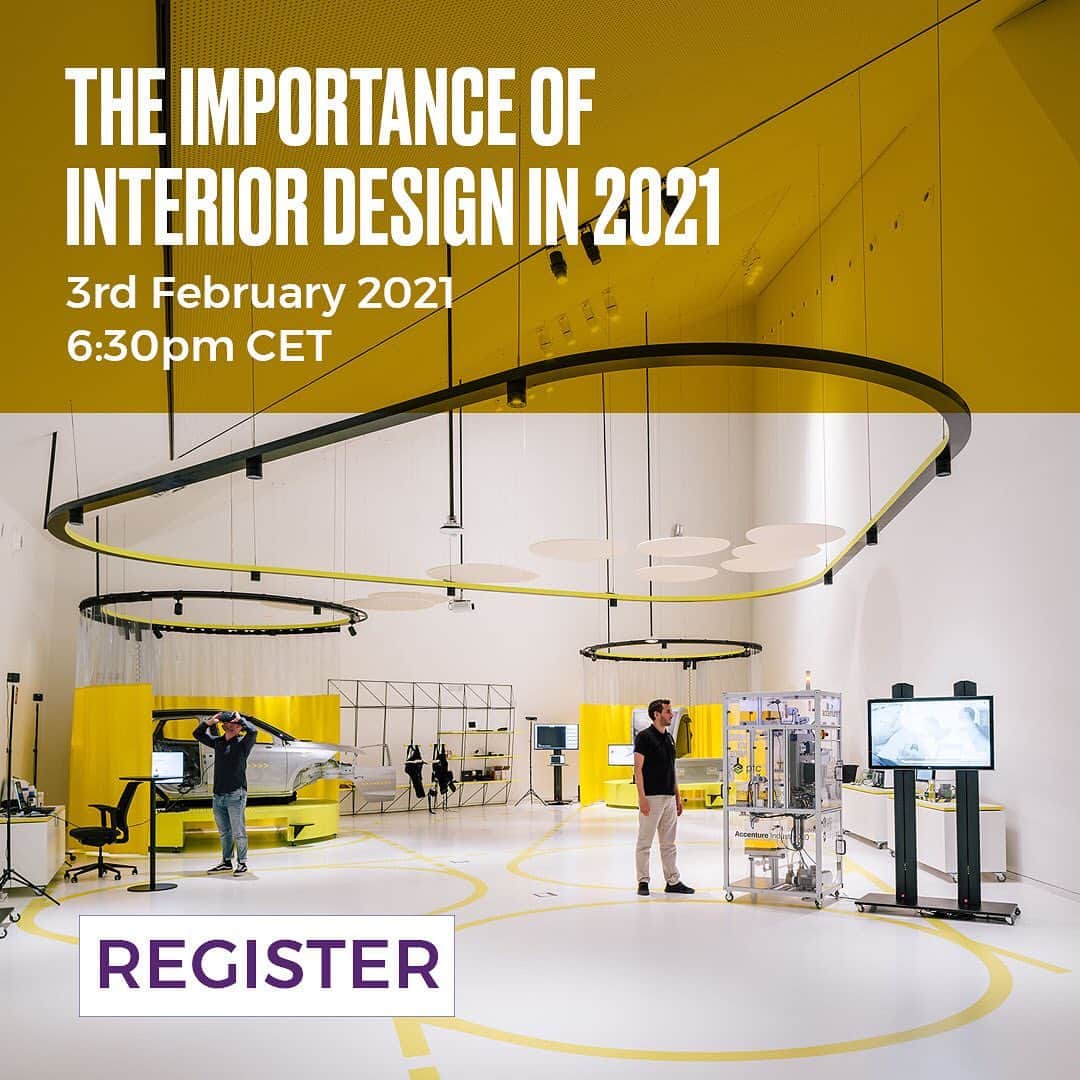 Design Milkさんのインスタグラム写真 - (Design MilkInstagram)「Indoor spaces have been changed forever by the pandemic. In fact, our post-pandemic world will need interior designers and design thinkers more than ever. Join @iearchdesign on Feb. 3rd at 6 PM CET (12 PM EST) for a conversation between Cheryl Durst and Dean Martha Thorne about the importance of interior design in 2021. \\\ Get more info and register for this free event at the link in bio! 🔗」1月28日 5時48分 - designmilk