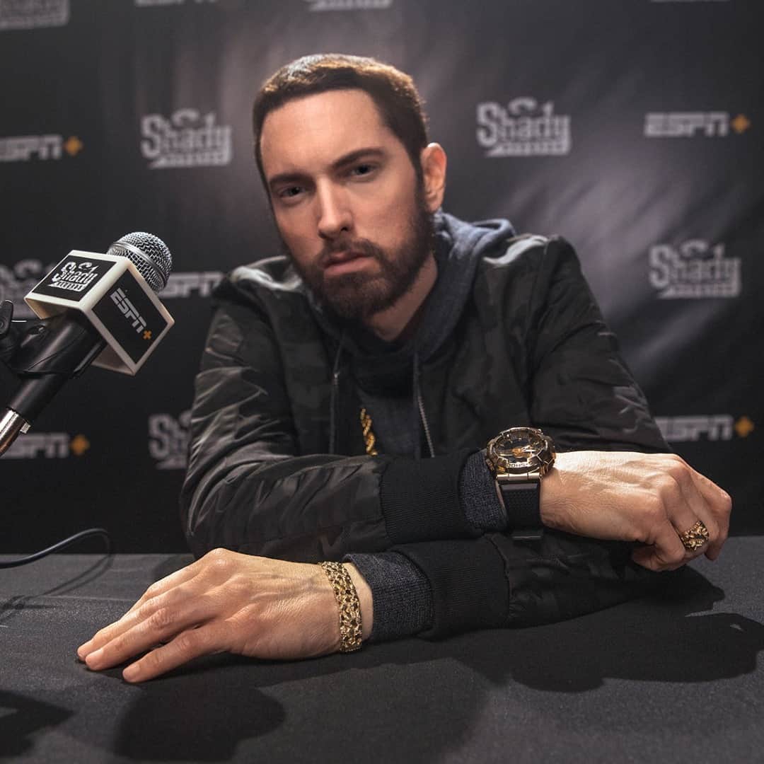 G-SHOCKのインスタグラム：「Only one way to go.  Higher @Eminem」