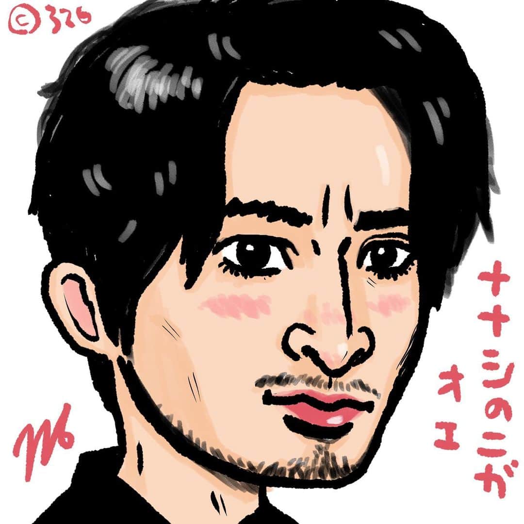 326のインスタグラム：「ななしの似顔絵1/28 昨日の答えは、ひろゆきさんでした。コメント力とか物凄く高くて文章も書けて本当に頭の良い方なんだろうなぁって思います。凄く先を見てる方なんでしょうね。きっと amzn.to/3lV42cc amazon.co.jp/dp/4344036107/…  amazon.co.jp/dp/4908059063/… amazon.co.jp/dp/4861132150/…」