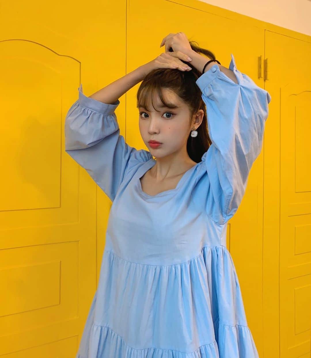 Chuuのインスタグラム：「Good night❣️ #chuu #chuuseoul  #lovely_daily_look_chuu」