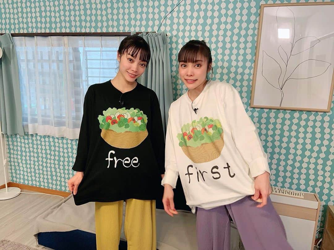 ＹＡＥ【MIO・YAE】のインスタグラム：「#それって実際どうなの課 ご覧頂きありがとうございました！！ これからも野菜もりもりたべよ量は多いけど🍆🍅🥕 検証前の体重が2人全く同じでびっくり〜👀笑  三日間の密着で、もちろん結果も分からず、フリートークも食レポもほぼ初めてで放送どきどきでした、、  温かいスタッフさんに囲まれて幸せでした🎈ありがとうございました。  生瀬さんが見守ってくれて嬉しかったなぁ🐣 色んなダイエット試してみたいな〜！  たくさんの反響嬉しい！  しかし、太ったなぁ。笑  #日本テレビ#MIOYAE#双子#ダイエット」