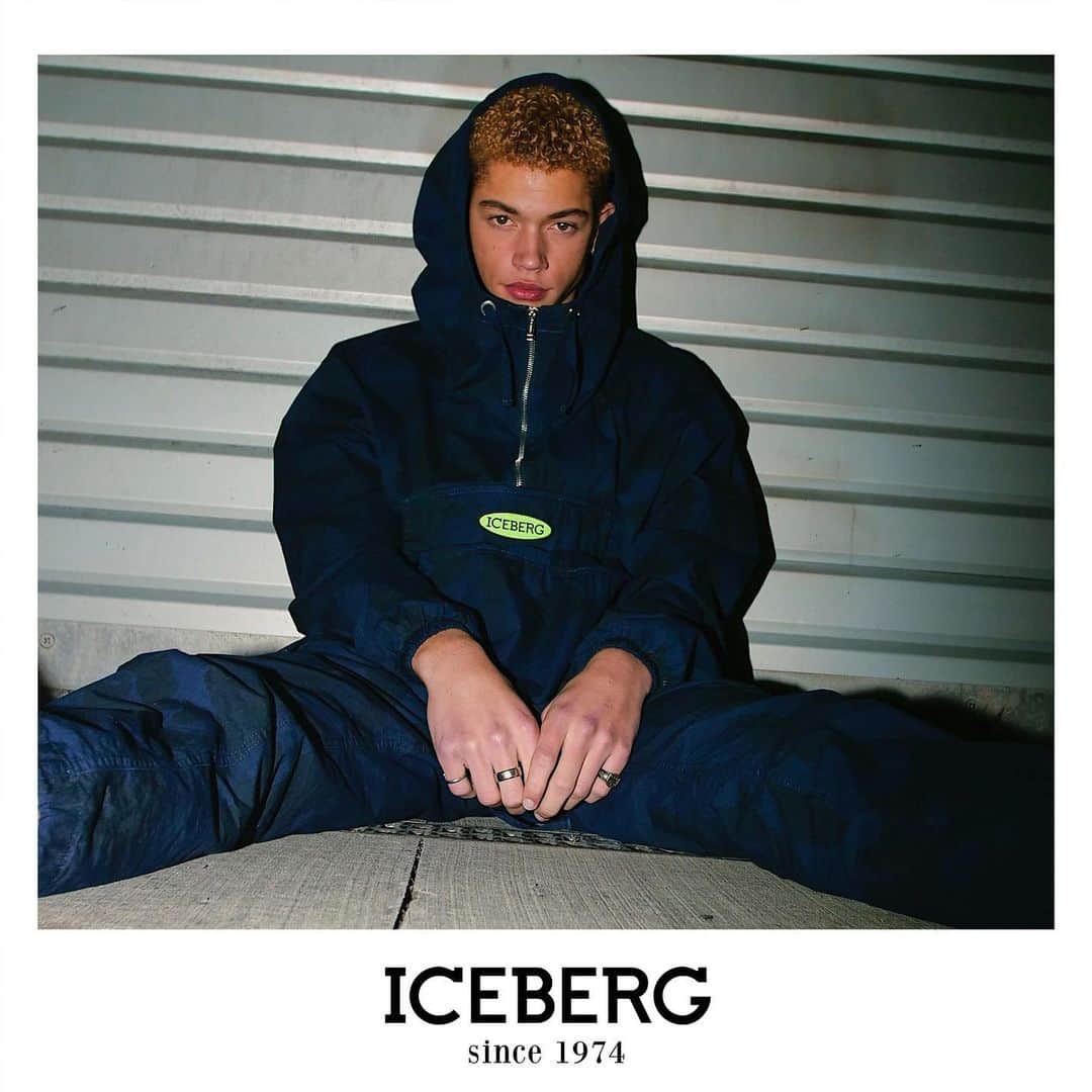 アイスバーグのインスタグラム：「Unveiling our new male muse @kahlilbeth #Iceberg1974 #sportswear」