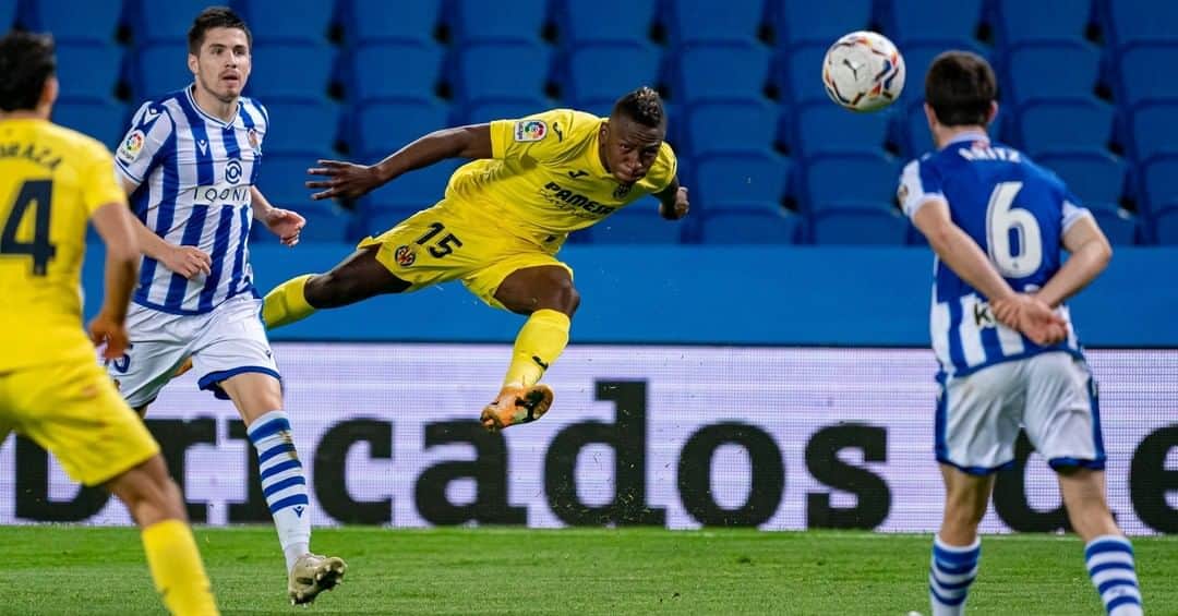 ビジャレアルCFのインスタグラム：「Se avecina... ¡Tremendo partidazo 💪💪💪!  👉 El sábado 30, desde las 21.00h, #Villarreal 🆚 @realsociedad en el Estadio de la Cerámica (en directo por @movistarplus).   A big match is coming 💪💪💪!  👉 Saturday 30th, at 9pm CET, #Villarreal 🆚 @realsociedad at the Estadio de la Cerámica (live in the UK & Ireland on LaLigaTV).  #futbol #football #soccer #laliga」