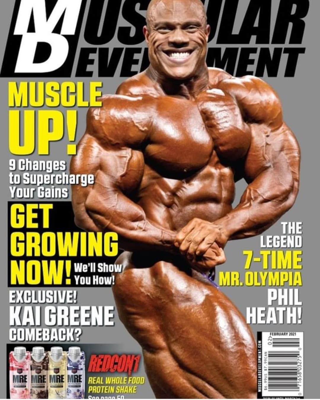 Phil Heathのインスタグラム：「I'm appreciative to have another cover on @musculardevelopment. Although majority of magazines aren't in print due to the digital age, I still get excited as it acknowledges my hard work, sacrifices and success. To imagine winning an amateur show, to having the legacy of attaining 7 consecutive Sandows is something I didn't even think of back in 2002 after playing my last collegiate basketball game.   Thank you Steve Blechman for the cover and also for your kind words and support throughout my career. I still remember you calling my job at Bally Total Fitness to sign me and although I ended up with Weider, you continued to treat me with respect and that's something I appreciate immensely!   Everyone, be sure to check this magazine out as I'm sure you'll all enjoy it.   Love to All!」