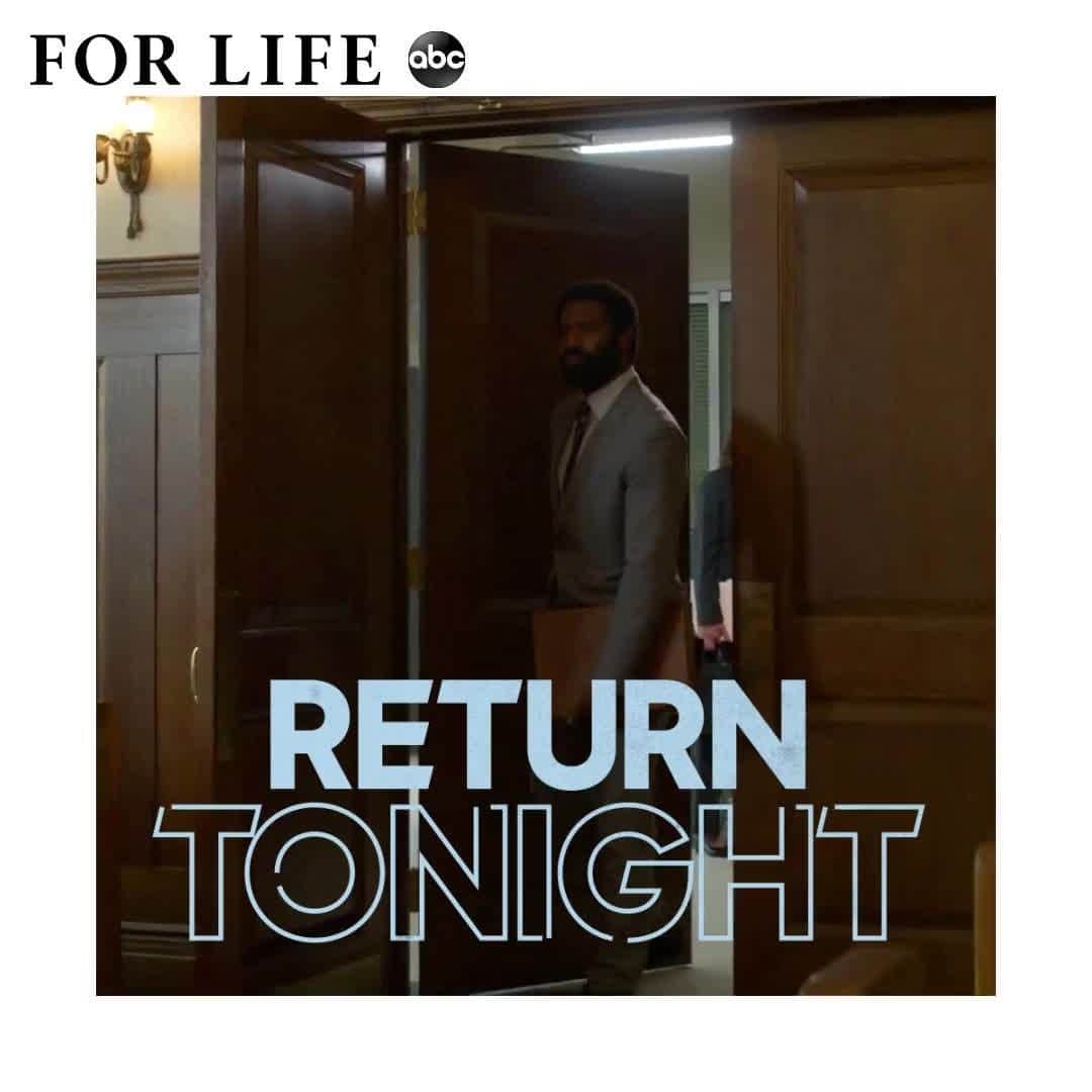 アメリカン・ブロードキャスティング・カンパニーのインスタグラム：「The fight for justice continues when @forlifeabc returns tonight at 10|9c on ABC. #ForLife」