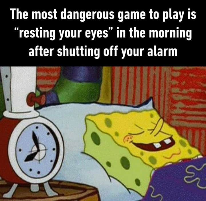 9GAGさんのインスタグラム写真 - (9GAGInstagram)「I also like to live dangerously.⠀ #memes #alarm #morning #9gag」1月28日 2時01分 - 9gag