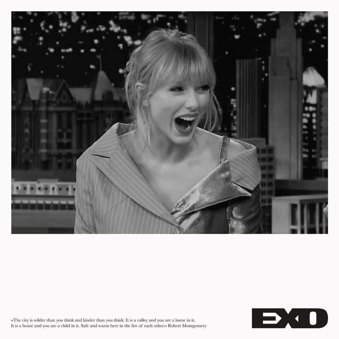 イーチ x アザーさんのインスタグラム写真 - (イーチ x アザーInstagram)「Taylor Swift wearing the EACH OTHER deconstructed blazer on The Tonight Show with Jimmy Fallon. #EACHxOTHER」1月28日 2時36分 - eachxother