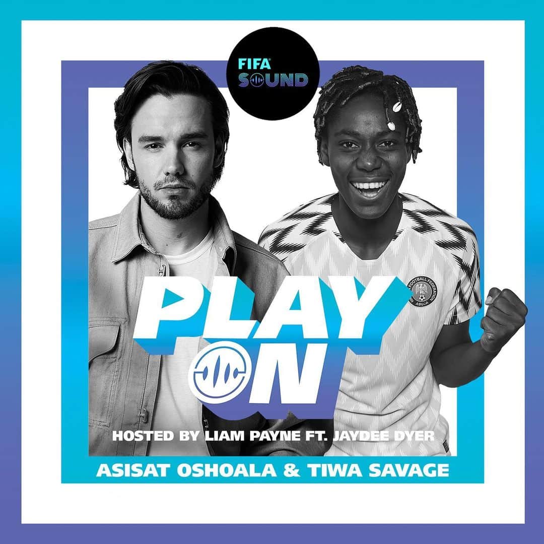 FIFAワールドカップさんのインスタグラム写真 - (FIFAワールドカップInstagram)「The latest FIFA #PlayOn podcast sees 🇳🇬 Nigerian queen @asisat_oshoala share her soundtrack with @liampayne.   They discuss inspiration, challenging stereotypes and music alongside @jaydeedyerofficial and Afrobeat icon @tiwasavage! 🎶   🎧 It’s time to #PlayOn! Listen at the link in the bio.   #FIFASound.」1月28日 3時10分 - fifaworldcup