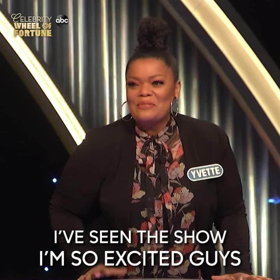 アメリカン・ブロードキャスティング・カンパニーのインスタグラム：「The competition better watch out, @yvettenicolebrown is here to PLAY 😂 Tune in to an all-new #CelebrityWheelOfFortune TOMORROW on ABC!」