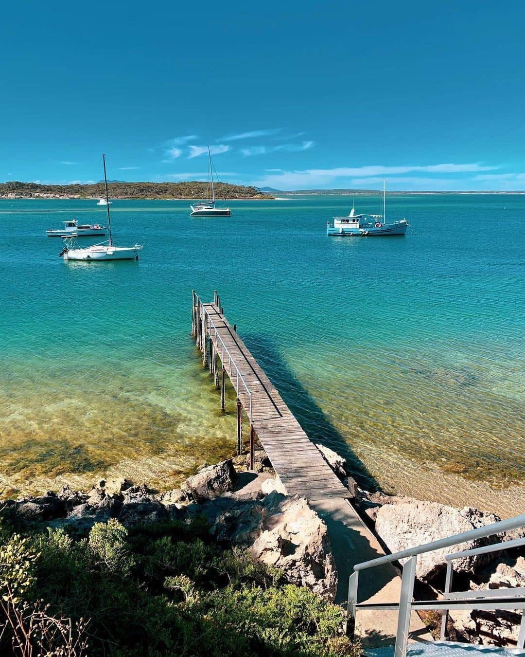 Australiaさんのインスタグラム写真 - (AustraliaInstagram)「Looks like heaven to us! 🙌 💦 We wouldn't mind trading places with @travel.gurl who spent her summer holidays here in #CoffinBay on the @eyrepeninsula. This haven in @southaustralia is known as the seafood frontier of Australia where you can eat oysters straight from the ocean. There are a few ways to enjoy this ocean delicacy; snack on fresh oysters aboard a boat cruise with @experiencecoffinbay, wade out into the ocean for an oyster tasting and a glass of wine with @coffinbayoysterfarmtours, or simply pull up a chair and enjoy a few with a cocktail in hand at @1802oysterbar. #seeaustralia #SeeSouthAustralia #eyrepeninsula #holidayherethisyear」1月28日 4時00分 - australia