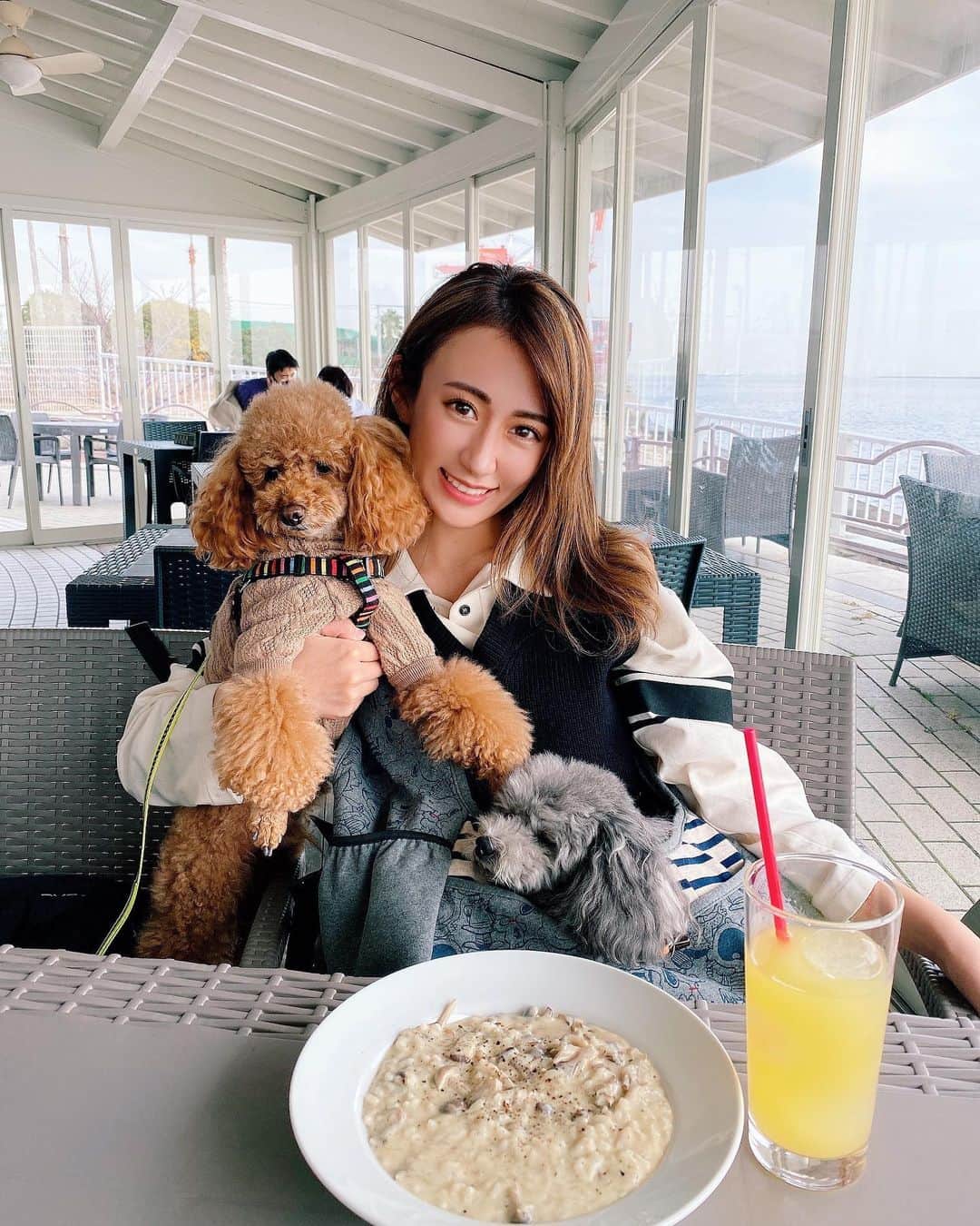 照井和希さんのインスタグラム写真 - (照井和希Instagram)「おさんぽランチ🐾🐶 @kumamochuyu」1月28日 14時56分 - kazu24ki