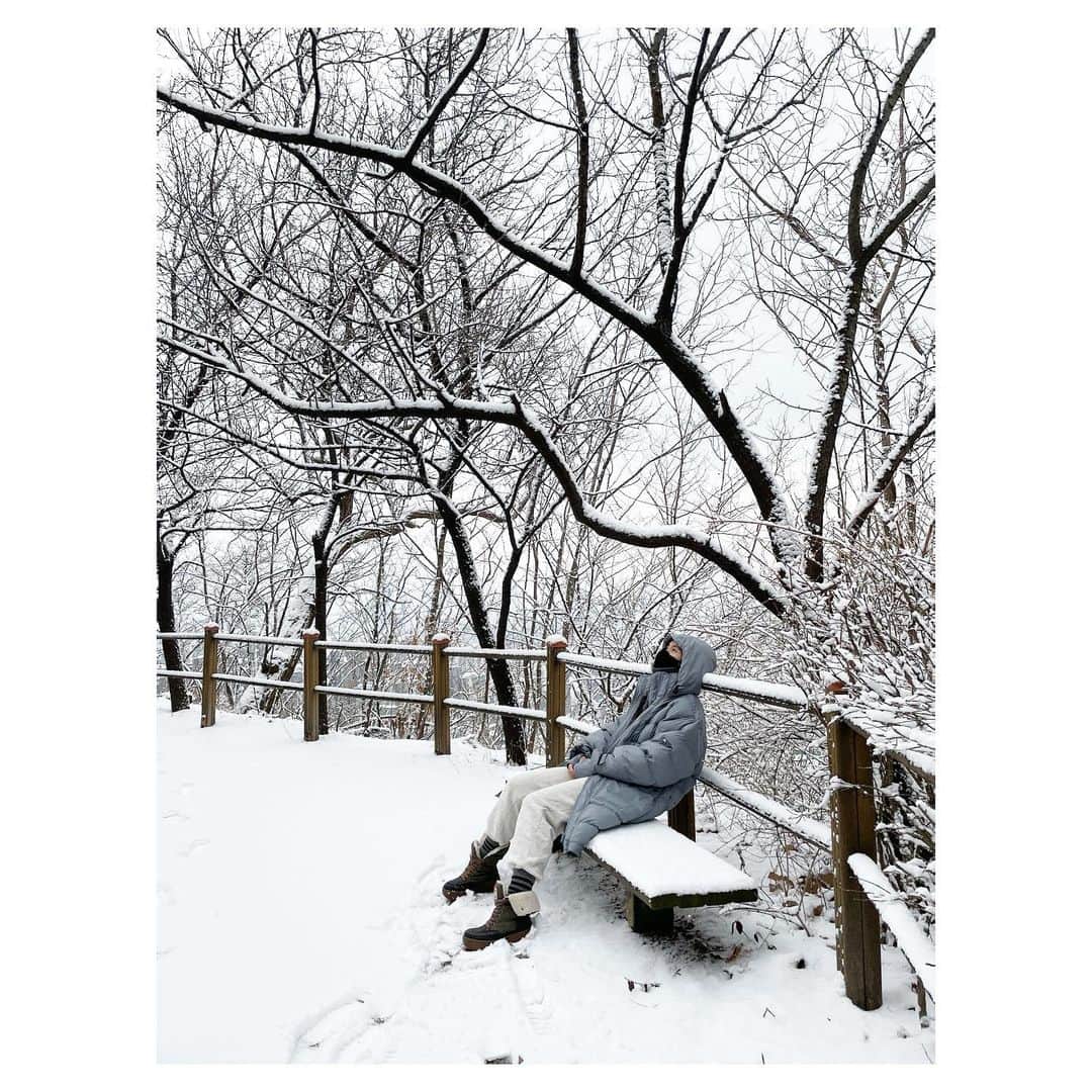 チョン・ヘヨンさんのインスタグラム写真 - (チョン・ヘヨンInstagram)「☃️ 매일 매일 지금 할 수 있는 운동은......오르기 산에 나무를 보는것만으로도  큰 쉼」1月28日 13時52分 - hydrangea_garden