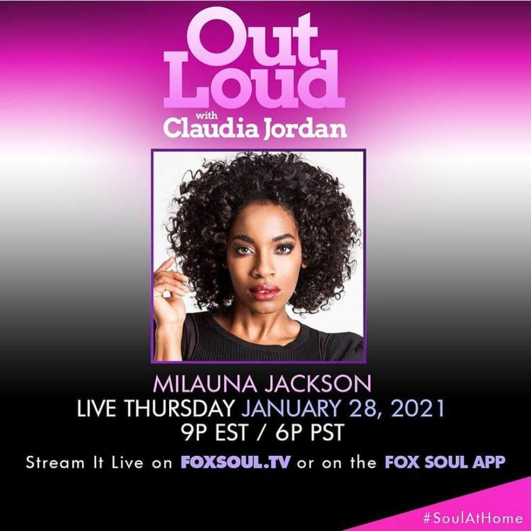 クラウディア・ジョーダンさんのインスタグラム写真 - (クラウディア・ジョーダンInstagram)「Tomorrow’s guests on Out Loud- the cast of American Skin Movie! Tune in!」1月28日 13時56分 - claudiajordan