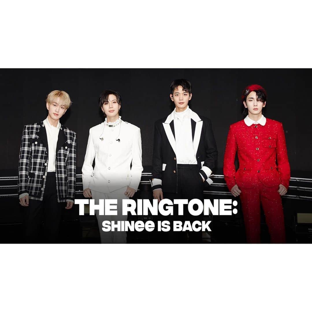 SHINeeさんのインスタグラム写真 - (SHINeeInstagram)「<The Ringtone: SHINee is Back>  📆 2021/01/31 7PM (KST)  📍 YouTube: https://youtu.be/wmv_1KQcy-s   📍 V LIVE: https://www.vlive.tv/video/234354   ✔️English subtitles will be provided on both platforms!   #샤이니 #SHINee」1月28日 14時53分 - shinee