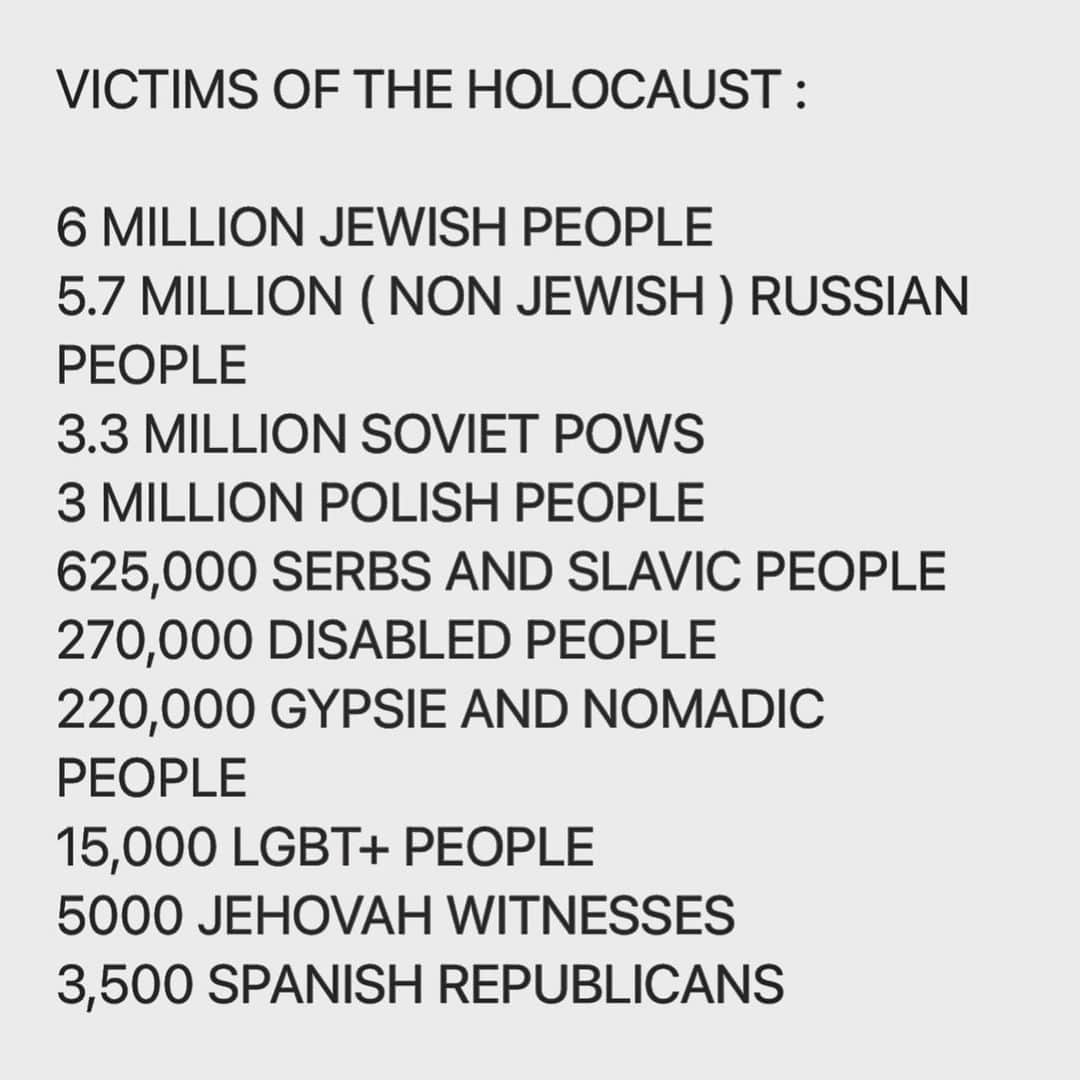 ニック・ナイトさんのインスタグラム写真 - (ニック・ナイトInstagram)「Holocaust Memorial Day . A horrific crime against humanity. Never forget.」1月28日 6時25分 - nick_knight