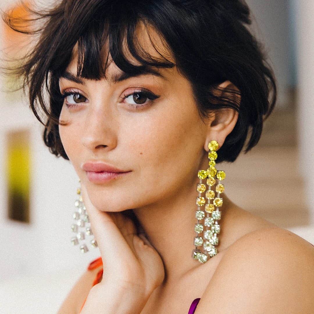 ダニジョーのインスタグラム：「Natural beauty 🌼 Our muse @taylorlashae in the Asher Yellows ✨」