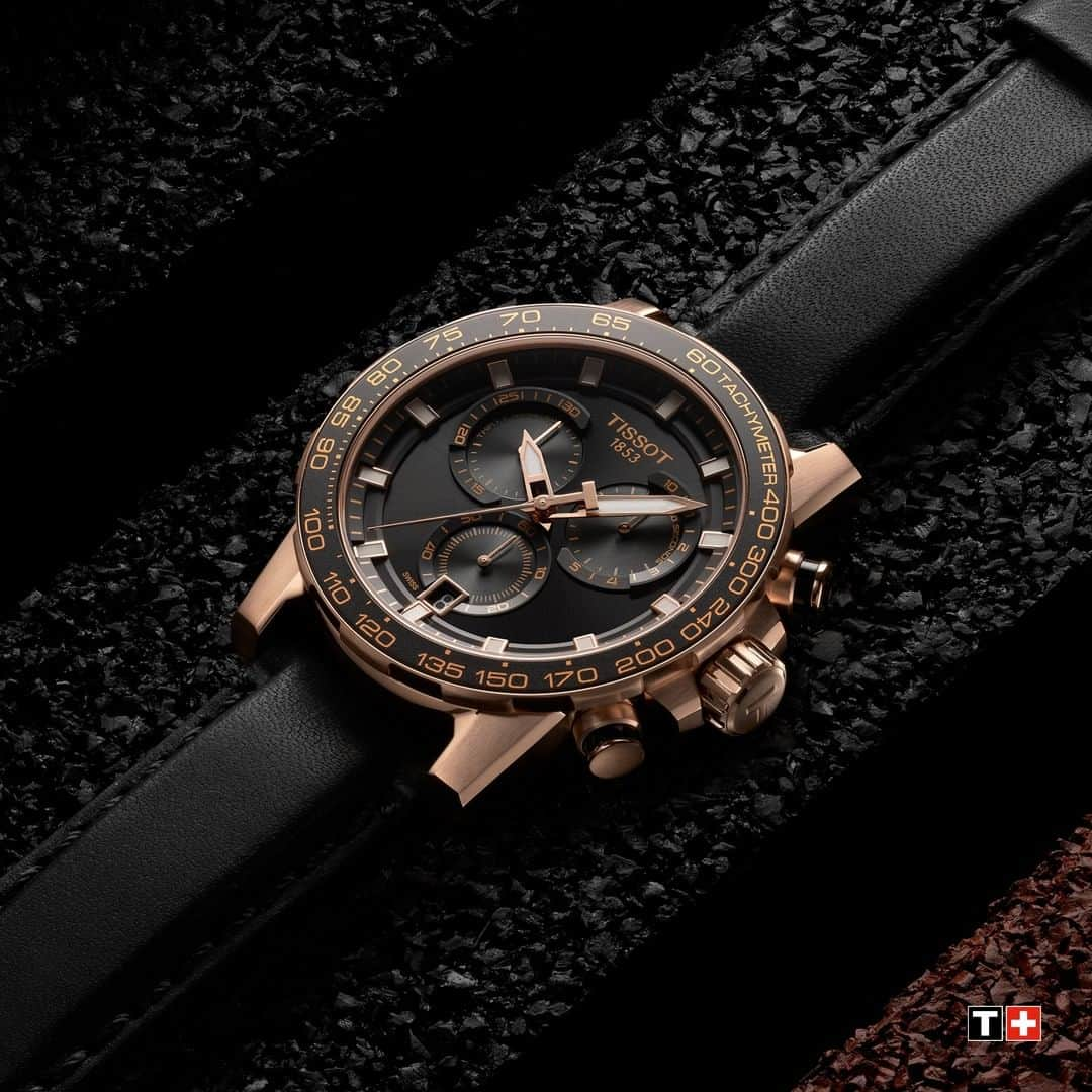 ティソさんのインスタグラム写真 - (ティソInstagram)「The Tissot Supersport in black and rose gold is the quintessence of modern sportiness.   #Tissot #ThisIsYourTime #Supersport」1月28日 7時30分 - tissot_official