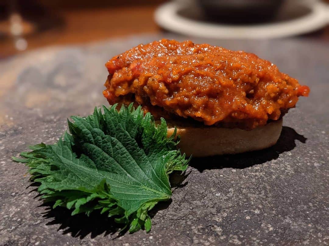 天本正通 さんのインスタグラム写真 - (天本正通 Instagram)「フグの白子のフリットから始まり最後のデザートまで全品美味すぎるのに、食べ疲れしないって凄いなぁ。。 東さんありがとうございました😋 また伺わせてください😆✨ その前に二人で飲みましょう🤗 @aca_kyoto」1月28日 8時37分 - masamichiamamoto