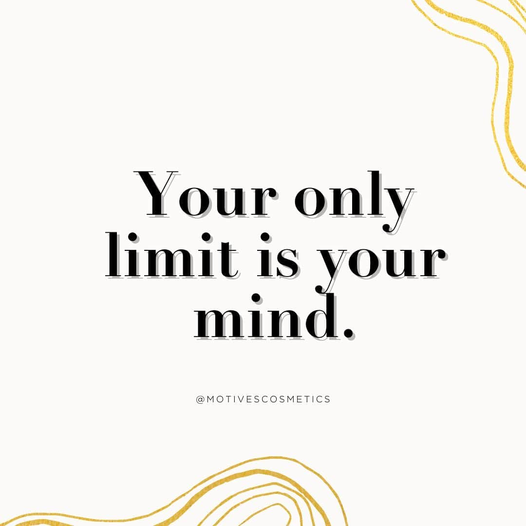 Motives Cosmeticsのインスタグラム：「If you let it be... Be intentional in all you do, think highly of yourself and always work hard for your dreams. 🖤 #MotivesCosmetics Tag someone below who needs to hear this!」