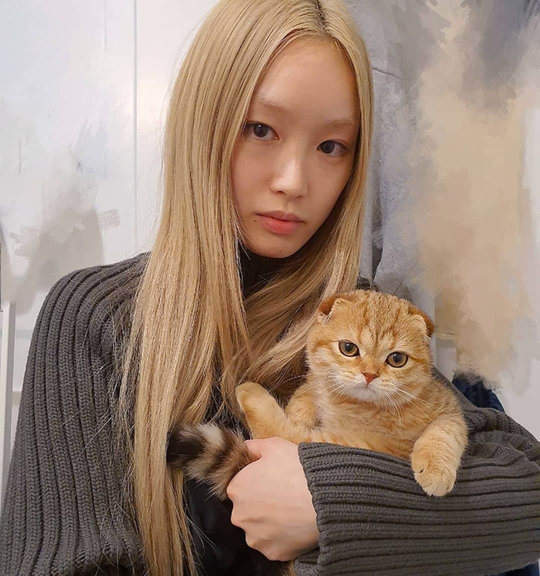 フェルナンダ・リーのインスタグラム：「We tried to take a family photo 💞」