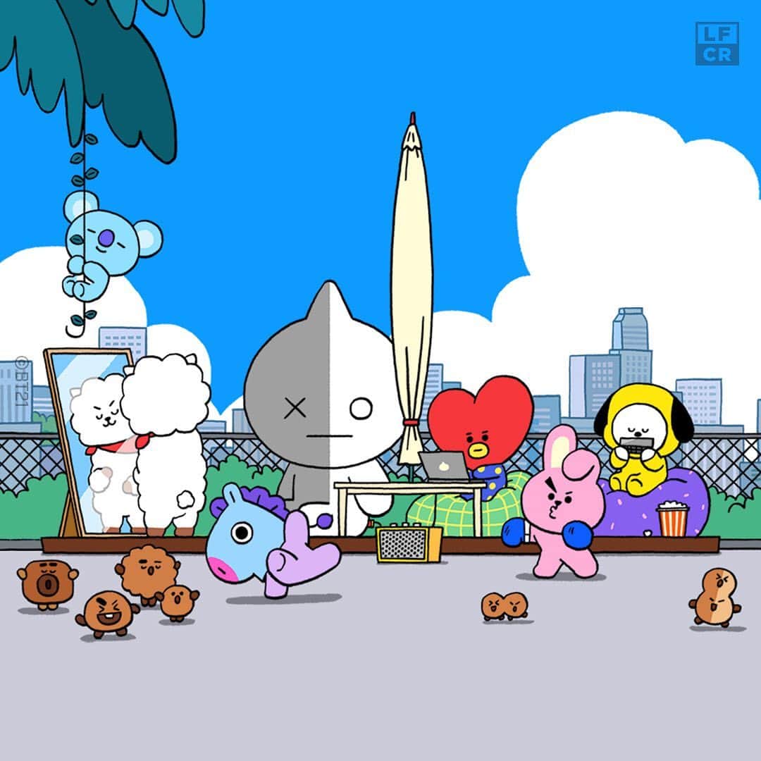 BT21 Stars of tomorrow, UNIVERSTAR!のインスタグラム