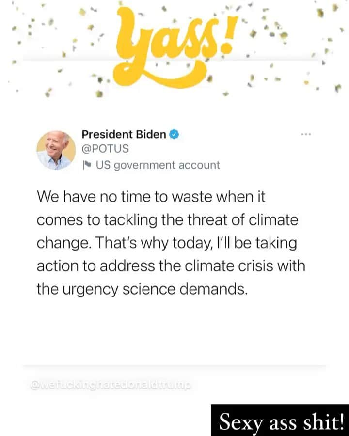 リサ・ダマトのインスタグラム：「I want this on my page.  Just. Like. This.  👅🌍🥰✊🏼🔥💕🌱 #SexyAssShit #climatechange #globawarming #sustainablility #sustainabilitymatters #recyle #reducereuserecycle #reducewaste #gogreen #co2emissions #savetheplanet #savetheplanet🌍 #savetheplanetbuyvintage」