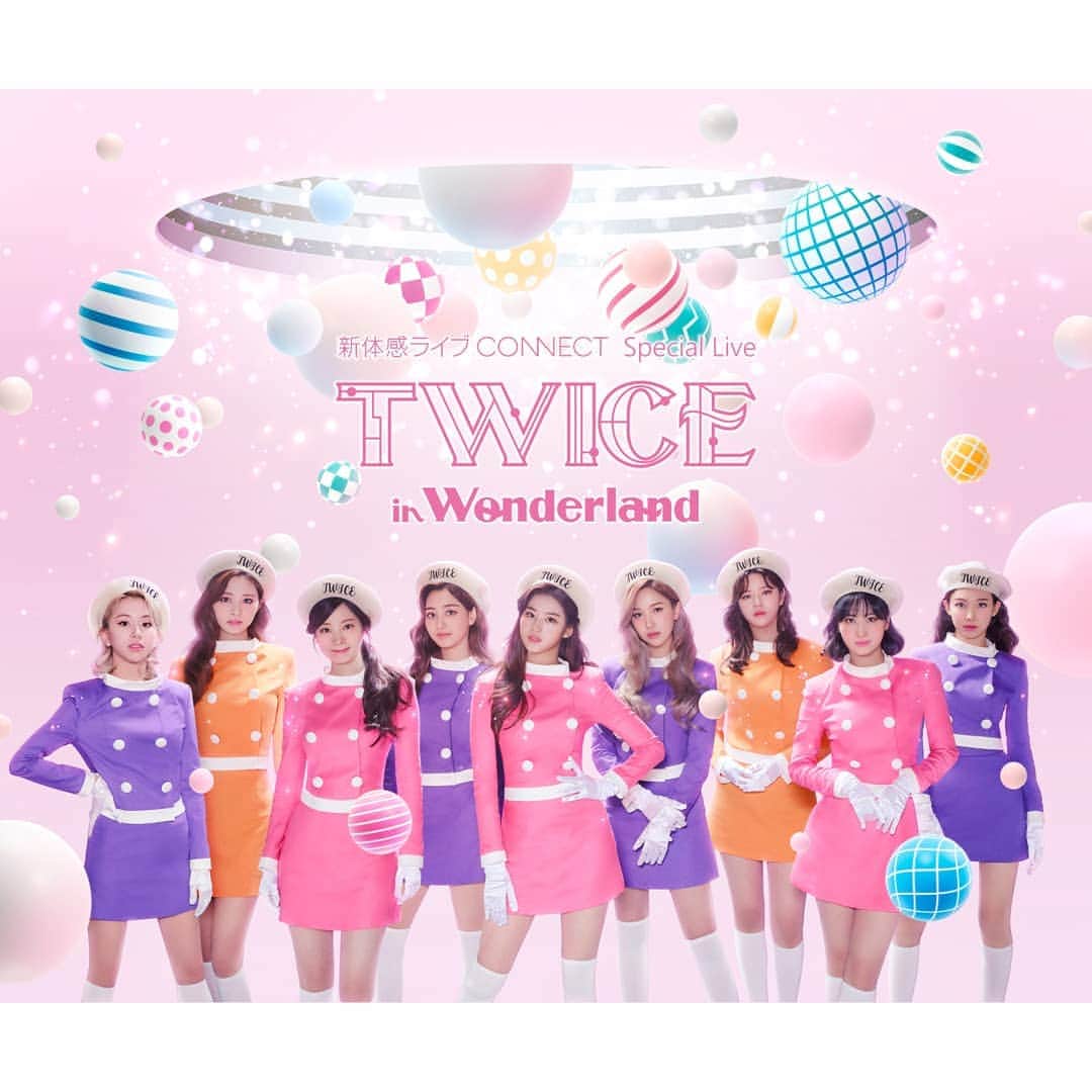 TWICE JAPANさんのインスタグラム写真 - (TWICE JAPANInstagram)「新体感ライブ CONNECT Special Live 『TWICE in Wonderland』のメインビジュアルが公開されました！3月6日(土) 19:00〜オンラインライブで一緒に楽しみましょう♪   https://www.twicejapan.com/news/detail/725  #TWICE #TWICEinWonderland #ONLINE_LIVE」1月28日 12時00分 - jypetwice_japan