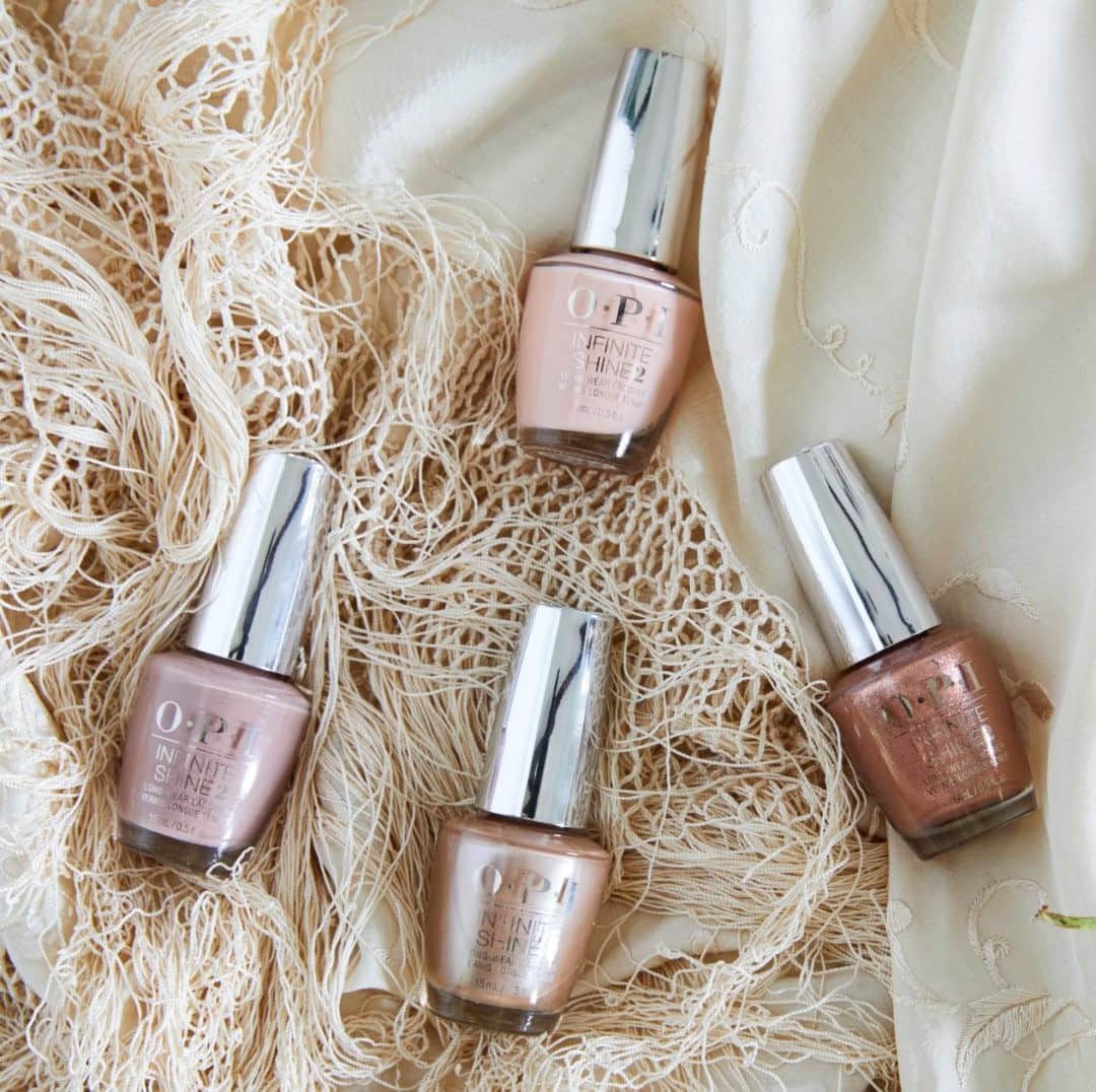 OPIさんのインスタグラム写真 - (OPIInstagram)「Edit your go-to #NudePolish collection with four iconic neutral options.  Shades: #BubbleBath, #TickleMyFrancey, #WorthAPrettyPenne and  #MadeItToTheSeventhHill   #ColorIsTheAnswer #OPIObsessed #OPIInfiniteShine #NudeNails #NudeMani #NeutralMani #NeutralNails #DIYNails #NailInspo #PinkNails #CopperNails」1月28日 12時16分 - opi
