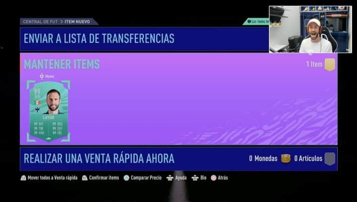 ミゲル・ラジュンのインスタグラム：「ME LLEGO MI CARTA 99!!  . Gracias @easportsfifalatam!  . El directo está en mi canal de Twitch 🤯🤩😎 . #soccer #football #futbol #gaming」