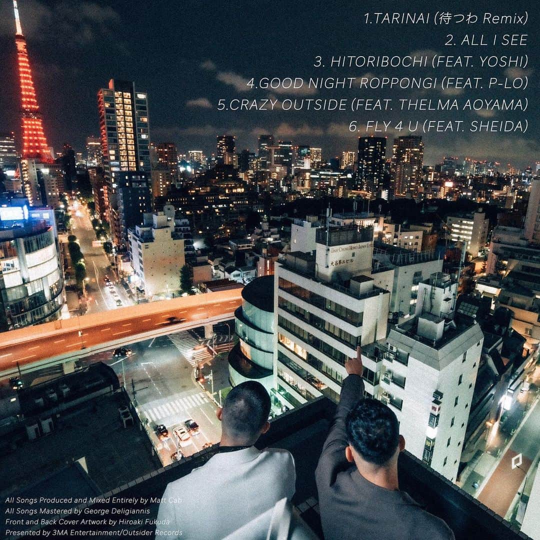 マット・キャブさんのインスタグラム写真 - (マット・キャブInstagram)「I think we created something special right here.  @kingmiyachi is a true artist‼️ 「GOOD NIGHT TOKYO」EP out now 🗼✨ (link in bio)」1月28日 13時04分 - therealmattcab